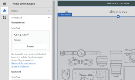 Shopify Theme - Schriftart ändern