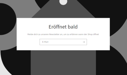 Shopify - Passwortschutz