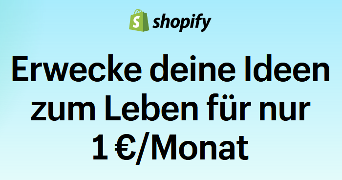 Shopify ausprobieren – Der kostenfreie Test