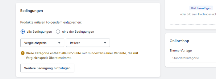 Rabatt/Gutschein nur für Produkte ohne Sonderpreis mit Shopify