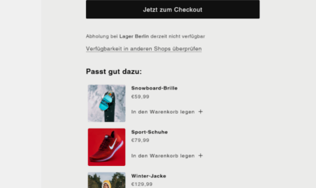 Cross-Selling Beispiel
