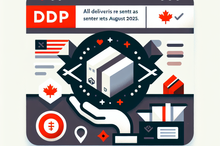 Canada Post: DDP-Versand und Zollgebühren für US-Sendungen ab August 2025